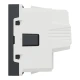 Розетка з з/к зі шторками 16А гвинтовий зажим антрацит NU303754 Unica New Schneider Electric