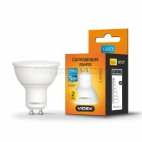 Світлодіодна лампа MR16e 6W GU10 3000K 220V Videx