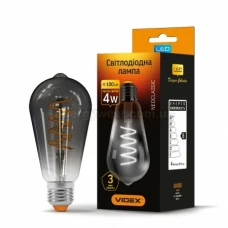 Світлодіодна лампа Filament ST64FG 4W E27 2100K 220V Videx