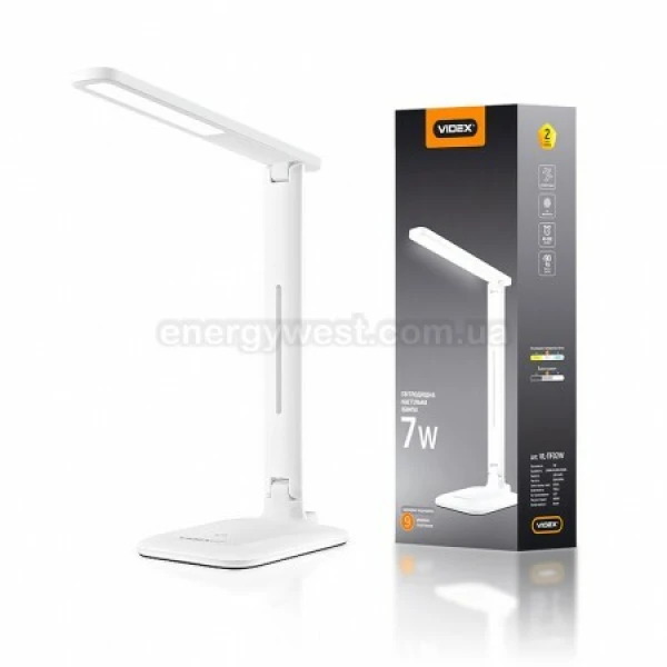 Настільна лампа 7W 3000-5500K VL-TF02W Videx - Фото 2