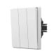 Вимикач триклавішний білий матовий VIDEX NOTA (VF-NT-SW3-WH)