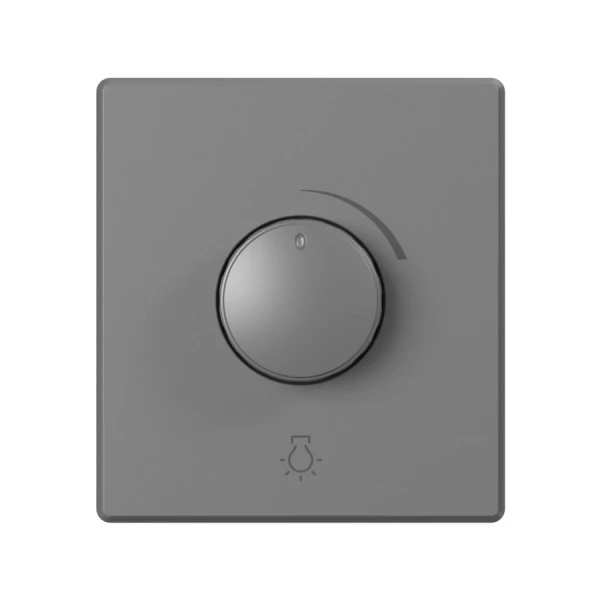 Димер 600W сірий графіт VIDEX NOTA (VF-NT-DM600-GR) - Фото 2