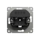 Розетка одинарна із заземленням USB-A+C 20W біла матова VIDEX NOTA (VF-NT-SK1GUC-WH)