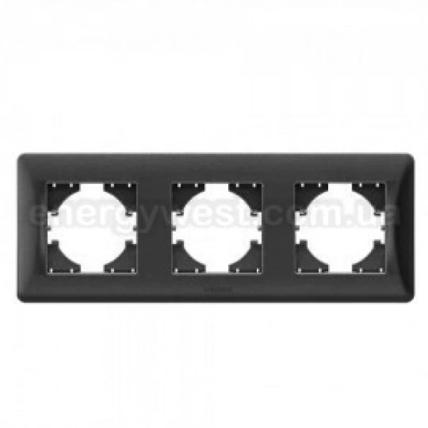 Рамка 3-місна горизонтальна VF-BNFR3H Binera Videx - Фото 2