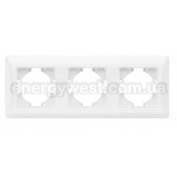 Рамка 3-місна горизонтальна VF-BNFR3H Binera Videx - Фото 4