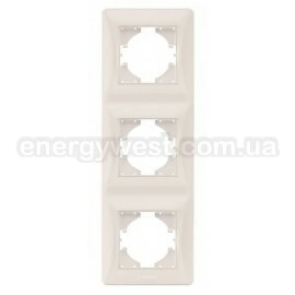 Рамка 3-місна вертикальна VF-BNFR3V Binera Videx - Фото 4