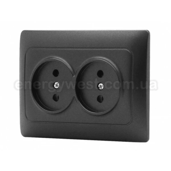 Розетка подвійна VF-BNSK2 Binera Videx - Фото 10