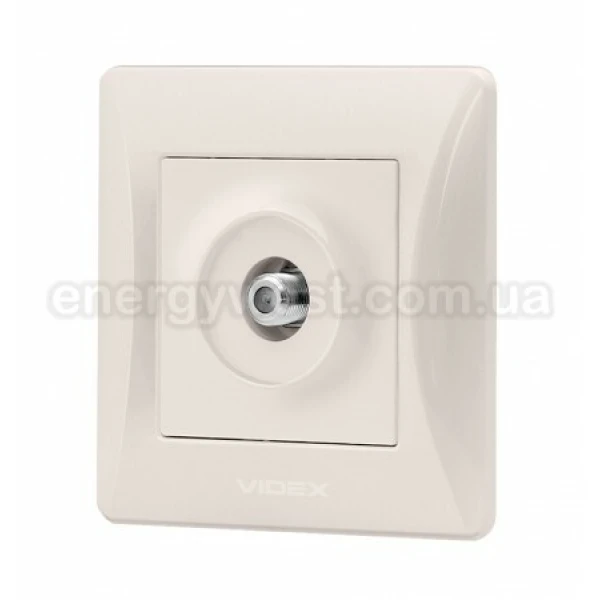 Розетка SAT одинарна супутникова VF-BNSK1SATE Binera Videx - Фото 3
