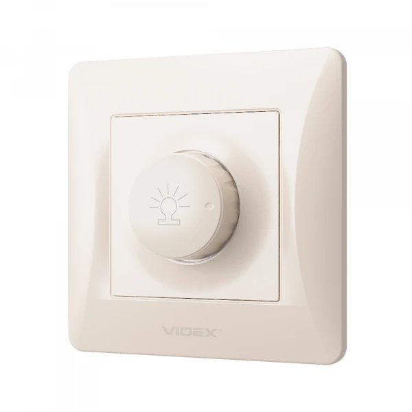 Димер 600Вт кремовий BINERA 24685 Videx - Фото 3