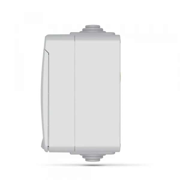 Розетка зовнішня одинарна сіра BINERA IP65 25727 Videx - Фото 3