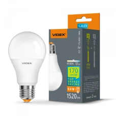 Videx 28406. LED лампа A60h 8.8W E27 4100K