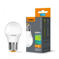 Videx 28600. LED лампа G45h 6W E27 4100K