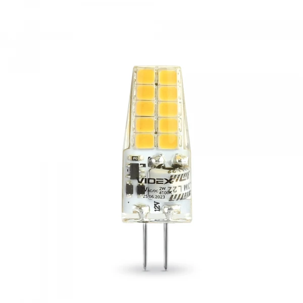 LED лампа G4C 12V 2W G4 4100K 24633 Videx - Фото 2
