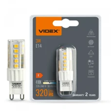 Videx 25755. LED лампа G9S 4W G9 4100K