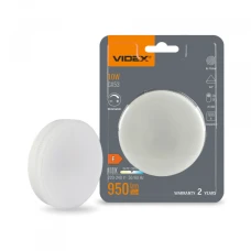 Videx 28768. LED лампа GX53D 10W 4100K 220V димерна