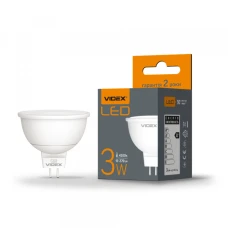 Світлодіодна лампа MR16e 3W GU5.3 4100K 220V Videx