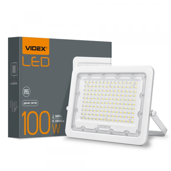 LED прожектор F2e 100W 5000K 26332 Videx - Фото 1