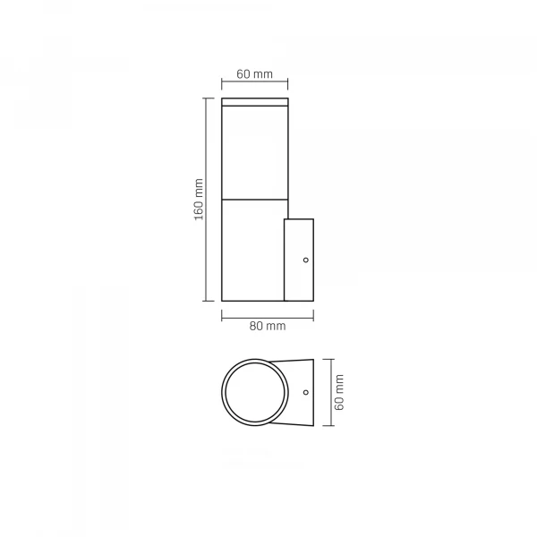 LED Світильник архітектурний AR091B IP54 GU10 28153 Videx - Фото 6