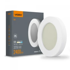 Videx 25803. LED світильник ART IP65 круглий 30W 5000K