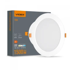 Videx Back 15 Вт 5000K VL-DLBR-155. Врізний світлодіодний світильник