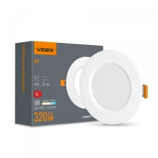 Videx Back 4 Вт 5000K VL-DLBR-045. Врізний світлодіодний світильник