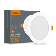 Videx Back 6 Вт 5000K VL-DLBR-065. Врізний світлодіодний світильник