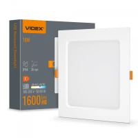 Videx Back 16 Вт 5000K VL-DLBS-165. Врізний світлодіодний світильник