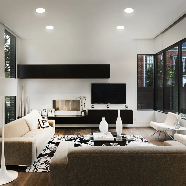 LED світильник безрамковий круглий 24W 4100K 25140 Videx - Фото 3