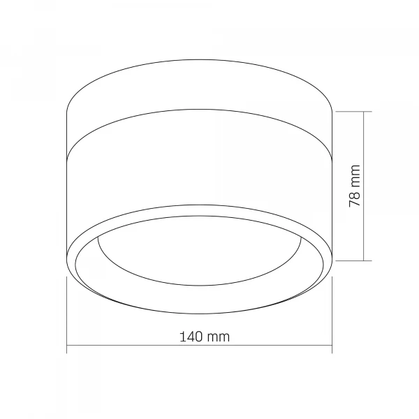 LED світильник IP65 круглий BHD01 9W 2400-3200-4300K Black 28738 Videx - Фото 6