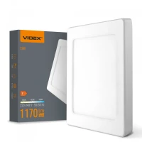 Videx 28760. LED світильник квадратний DL6S 12W 3000K-4000K-6500K White