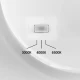 LED світильник настінний IP65 WL03 18W 3000K-4000K-6500K Black 28766 Videx