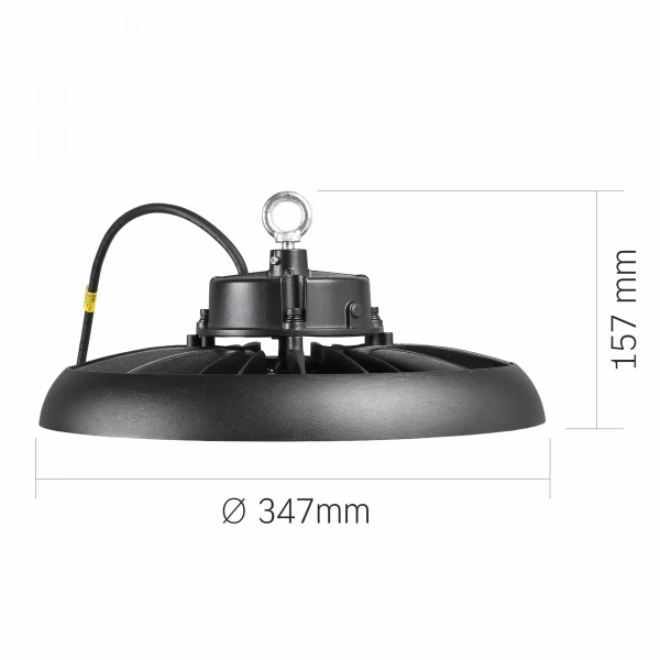 LED світильник висотний ХайБей 200W 5000K 36000Lm чорний 28447 Videx - Фото 6