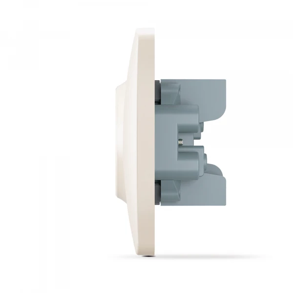 Розетка подвійна кремова BINERA 24696 Videx - Фото 4