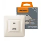 Розетка USB-A + USB-C PD20W кремова BINERA 28201 Videx