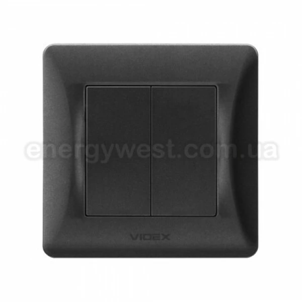Вимикач двоклавішний VF-BNSW2 Binera Videx - Фото 7