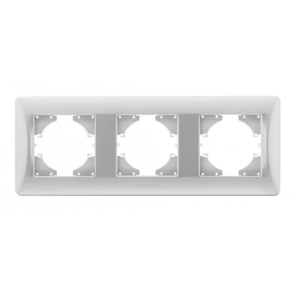 Рамка 3-місна горизонтальна VF-BNFR3H Binera Videx - Фото 5