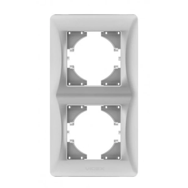 Рамка 2-місна вертикальна VF-BNFR2V Binera Videx - Фото 2