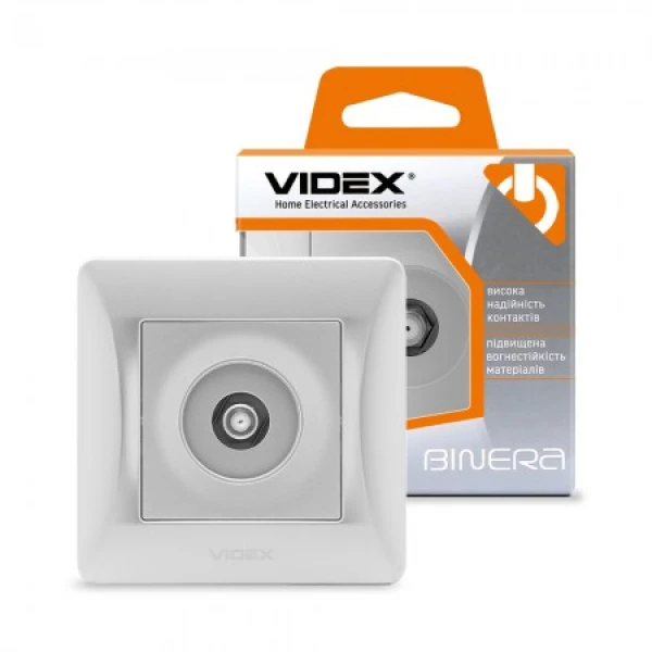 Розетка SAT одинарна супутникова VF-BNSK1SATE Binera Videx - Фото 11