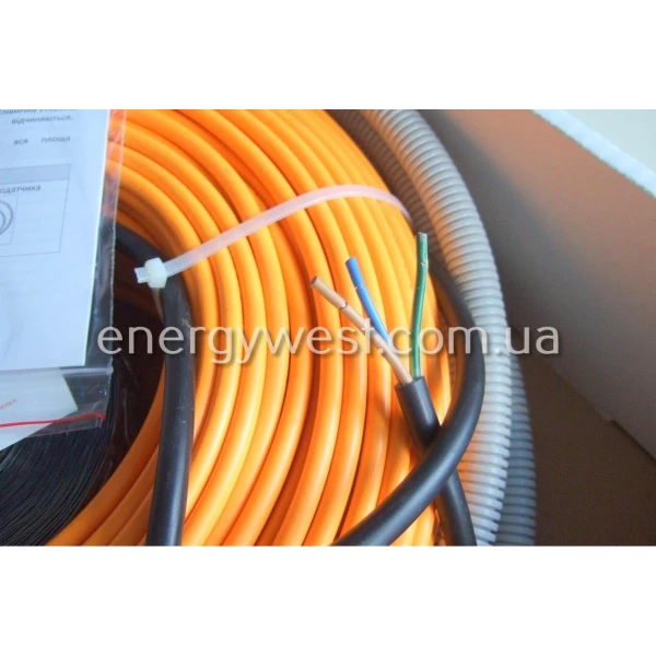 Тепла підлога (двожильний нагрівальний кабель) комплект WOKS-18 Одескабель - Фото 2