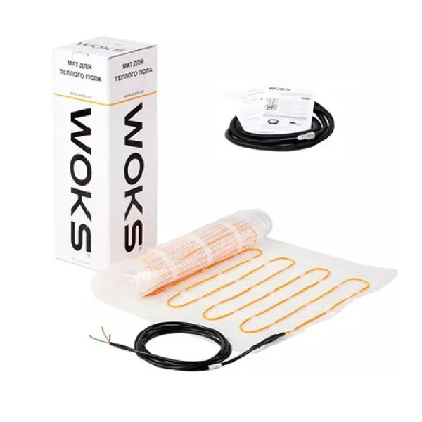 Тепла підлога (двожильний нагрівальний мат) 146 Вт/м², WOKSMAT 160 Одескабель