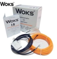 WOKS-18 18 Вт/м Одескабель. Тепла електрична підлога (двожильний нагрівальний кабель) комплект
