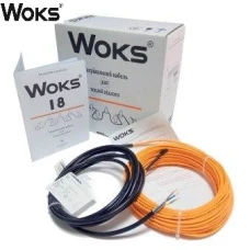 WOKS-18 18 Вт/м Одескабель. Тепла електрична підлога (двожильний нагрівальний кабель) комплект