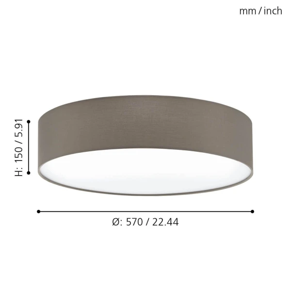 Світильник стельовий PASTERI 97612 Eglo - Фото 3