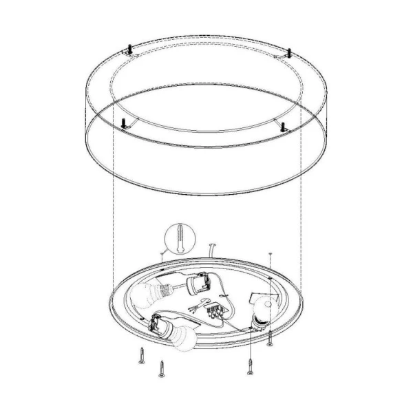 Світильник стельовий PASTERI 97612 Eglo - Фото 4