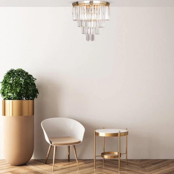 Люстра кришталева AMEDEO 17106/4+1-GLD Zuma Line - Фото 3