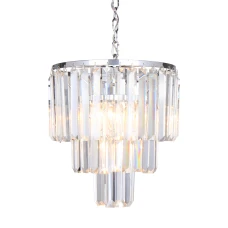 Zuma Line Amedeo 17106/3+1-CHR. Люстра кришталева