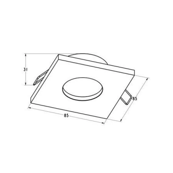 Світильник точковий врізний CHIPO DL ARGU10-031 Zuma Line - Фото 2