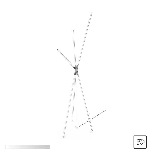 Торшер-тринога Zuma Line LAUTARO 24Вт 3000К чорний 1005 - Фото 1