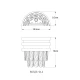 Декоративне бра Zuma Line NAICA G9 золотий W0525-01A-V6B5