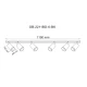 Багатоламповий спот Zuma Line REN GU10 чорний OB-2211BD-6-BK